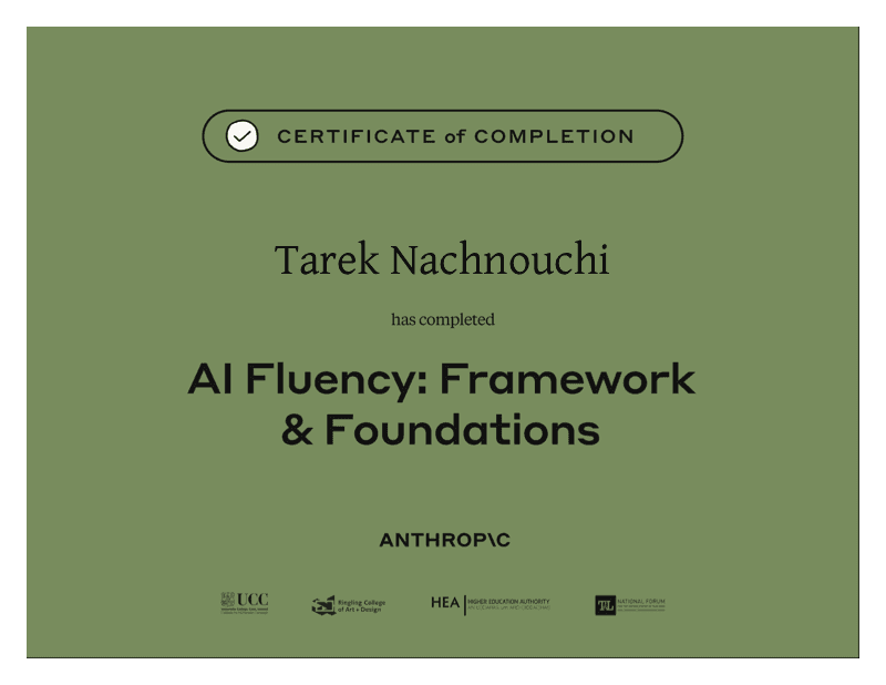 AI Fluency: Framework & Foundations