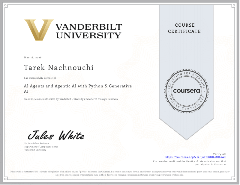 AI Agents and Agentic AI with Python & Generative AI