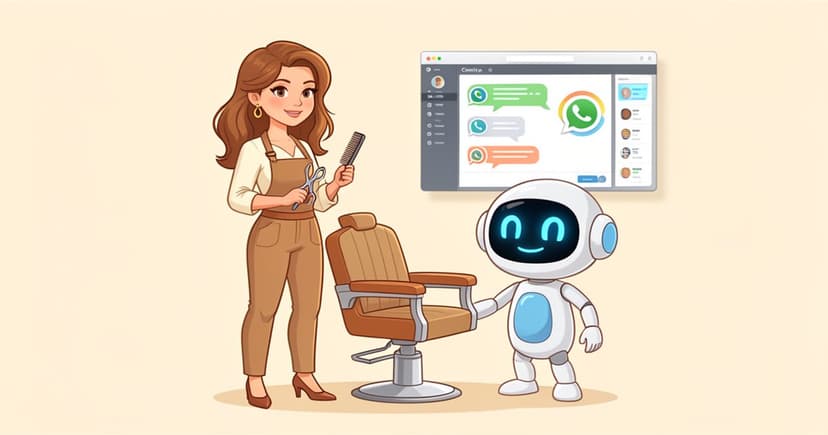 Comment un coiffeur peut combiner WhatsApp Business et Canva IA pour augmenter ses réservations de 30%