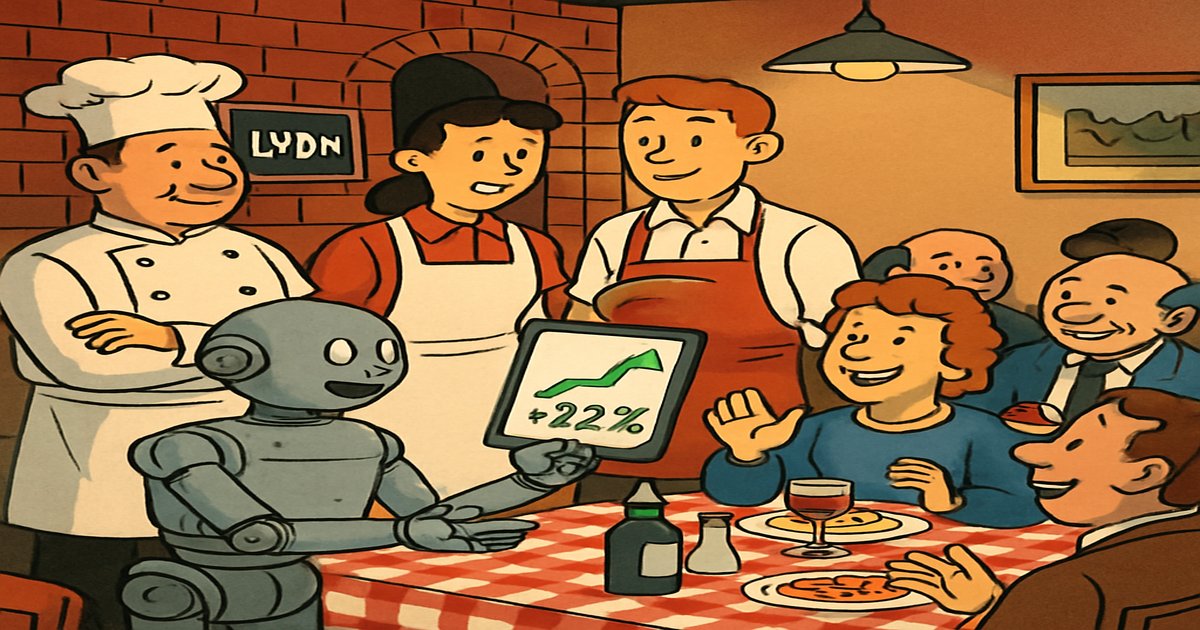 Comment un restaurant familial à Lyon a augmenté son chiffre d'affaires de 22% grâce à l'IA en 90 jours